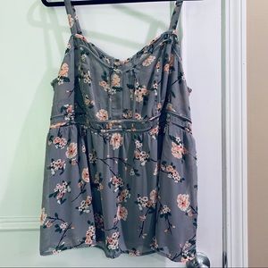 Torrid Floral Babydoll Cami Tank